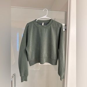 Lululemon Softstreme perfectly oversized cropped crew sweatshirt